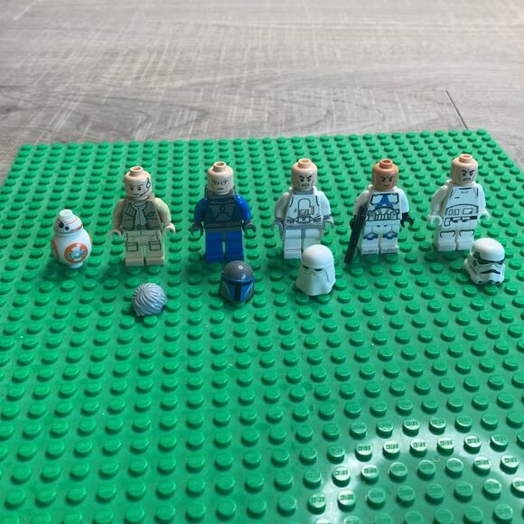 LEGO Star Wars Minifigure Lot Obi Wan Kenobi Stormtrooper Mandalorian Clone BB8 - Picture 9 of 12